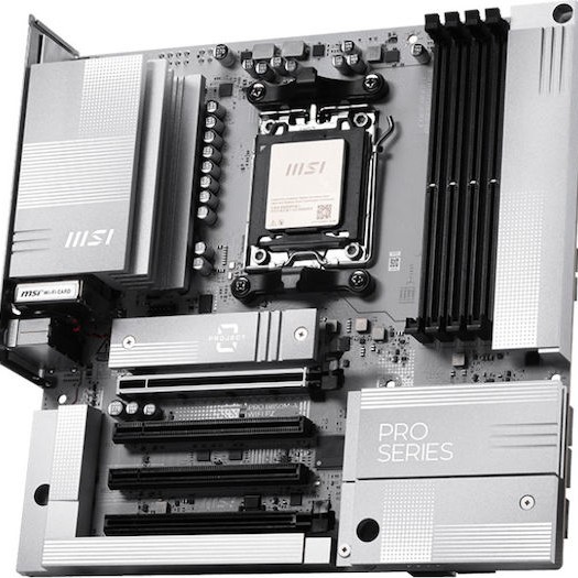 MSI PRO B850M-A WIFI PZ Motherboard Micro ATX με AMD AM5 Socket 911-7E78-001