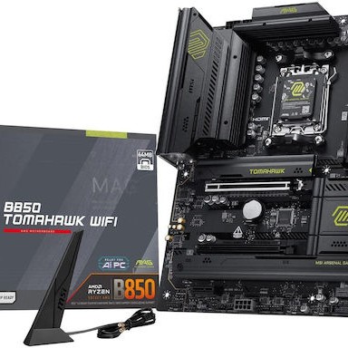 MSI MAG B850 TOMAHAWK WIFI Motherboard ATX με AMD AM5 Socket 7E53-001R