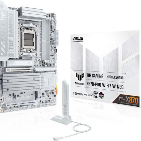 Asus TUF Gaming X870-PRO WIFI7 W NEO Motherboard ATX με AMD AM5 Socket 90MB1NY0-M0EAY0