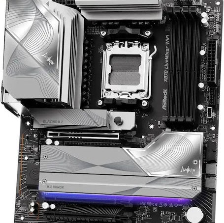 ASRock X870 LiveMixer WiFi Motherboard ATX με AMD AM5 Socket