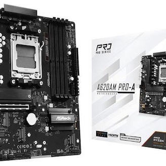 ASRock A620am Proa Motherboard Micro ATX με AMD AM5 Socket 90-MXBSX0-A0UAYZ