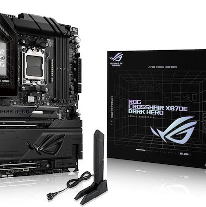 Asus ROG Crosshair X870E Dark Hero Wi-Fi Motherboard ATX με AMD AM5 Socket 90MB1NT0-M0EAY0