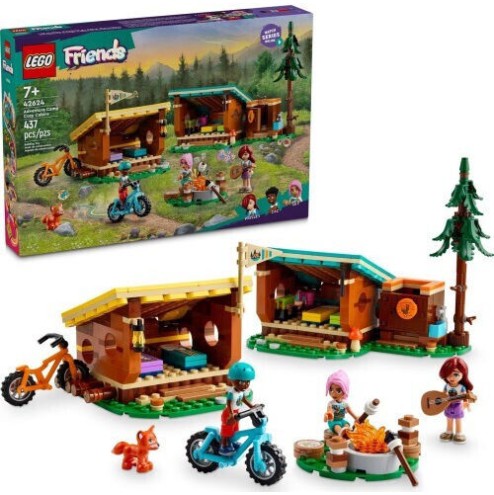 Lego Friends Adventure Camp Cozy Cabins για 7+ Ετών 437τμχ