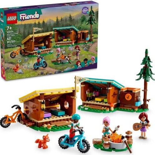 Lego Friends Adventure Camp Cozy Cabins για 7+ Ετών 437τμχ
