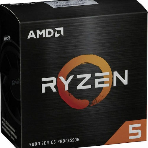 AMD Ryzen 5 5600X 4.6GHz Επεξεργαστής 6 Πυρήνων για Socket AM4 σε Κουτί με Ψύκτρα
