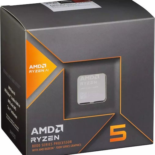 AMD Ryzen 5 8600G 4.3GHz Επεξεργαστής 6 Πυρήνων για Socket AM5 σε Κουτί με Ψύκτρα