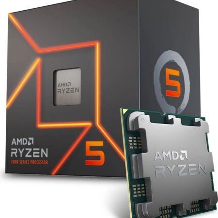 AMD Ryzen 5 7400 4.3GHz Επεξεργαστής 6 Πυρήνων για Socket AM5 σε Κουτί με Ψύκτρα