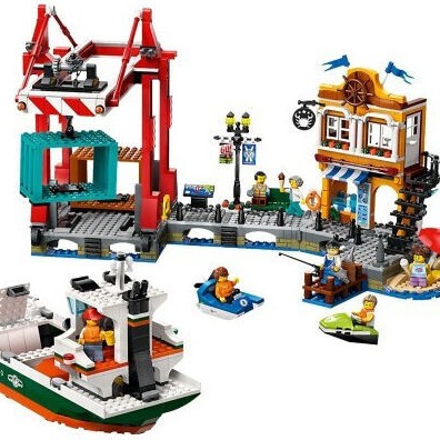 Lego City Seaside Harbor With Cargo Ship για 8+ Ετών
