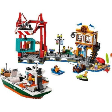 Lego City Seaside Harbor With Cargo Ship για 8+ Ετών
