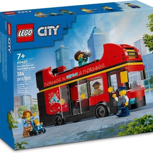 Lego City Red Double-decker Sightseeing Bus για 7+ Ετών 384τμχ