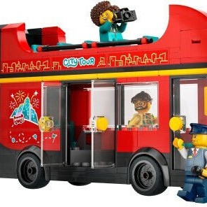 Lego City Red Double-decker Sightseeing Bus για 7+ Ετών 384τμχ