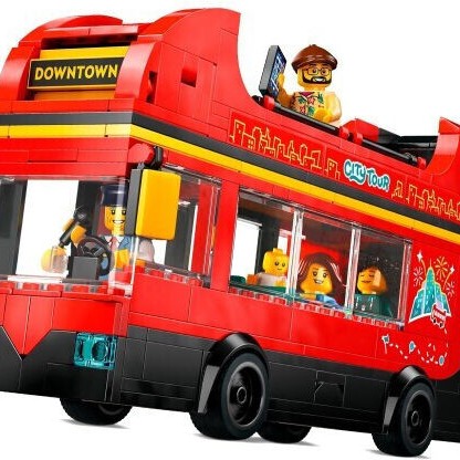 Lego City Red Double-decker Sightseeing Bus για 7+ Ετών 384τμχ