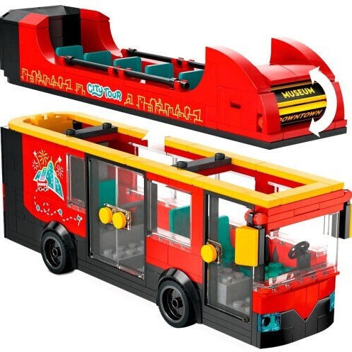 Lego City Red Double-decker Sightseeing Bus για 7+ Ετών 384τμχ