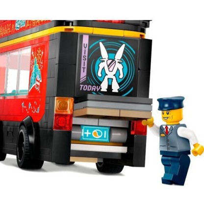 Lego City Red Double-decker Sightseeing Bus για 7+ Ετών 384τμχ
