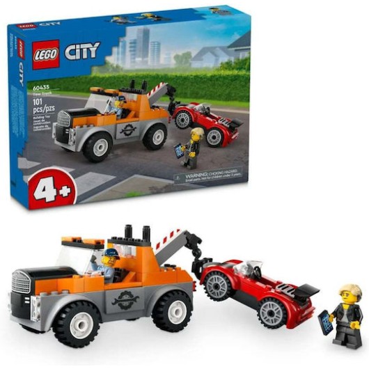 LEGO City Tow Truck and Sports Car Repair για 4+ Ετών 101τμχ