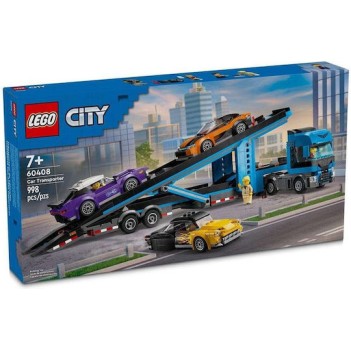 Lego City Car Transporter Truck With Sports Cars για 7+ Ετών 998τμχ