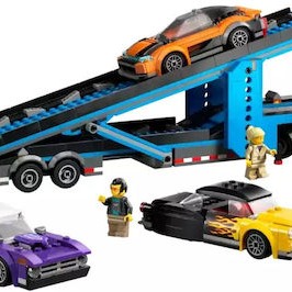Lego City Car Transporter Truck With Sports Cars για 7+ Ετών 998τμχ