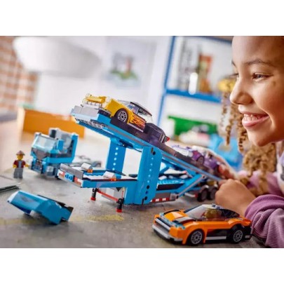 Lego City Car Transporter Truck With Sports Cars για 7+ Ετών 998τμχ