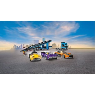 Lego City Car Transporter Truck With Sports Cars για 7+ Ετών 998τμχ
