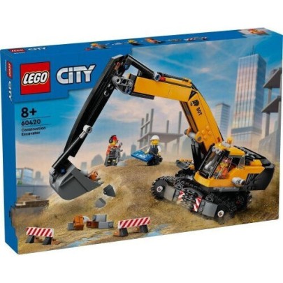 Lego City Yellow Construction Excavator για 8+ Ετών