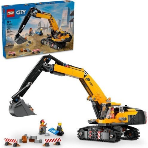 Lego City Yellow Construction Excavator για 8+ Ετών
