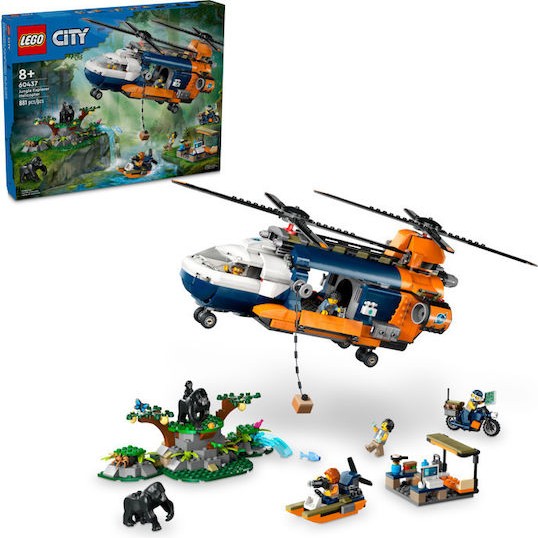 Lego City Jungle Explorer Helicopter at Base Camp για 8+ Ετών