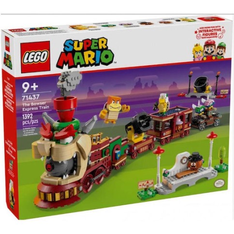 Lego Super Mario The Bowser Express Train για 9+ Ετών 1392τμχ