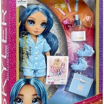 MGA Entertainment PJ Party Fashion Κούκλα Rainbow High Skyler - Blue για 4+ Ετών 23εκ.