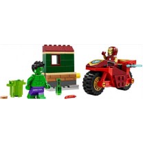 Lego Marvel Iron Man with Bike and the Hulk για 4+ Ετών 68τμχ