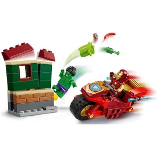 Lego Marvel Iron Man with Bike and the Hulk για 4+ Ετών 68τμχ