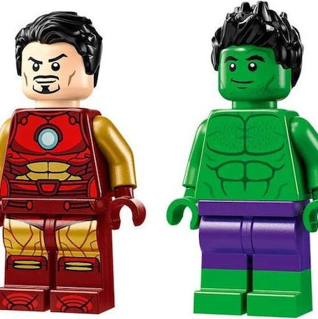 Lego Marvel Iron Man with Bike and the Hulk για 4+ Ετών 68τμχ