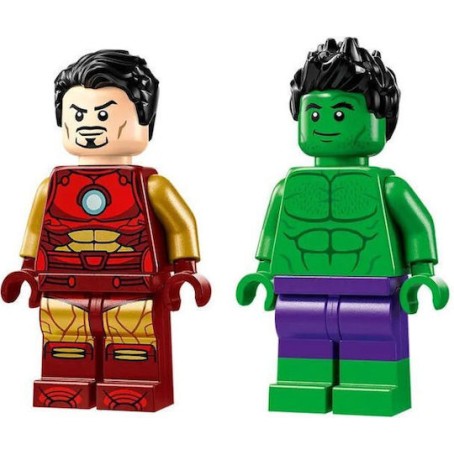 Lego Marvel Iron Man with Bike and the Hulk για 4+ Ετών 68τμχ