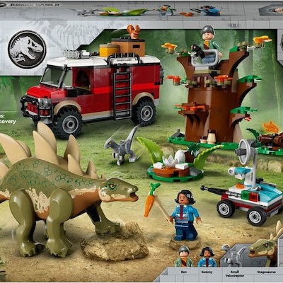 Lego Jurassic World Dinosaur Missions: Stegosaurus Discovery για 6+ Ετών 420τμχ