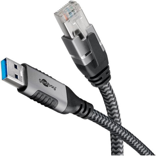 Goobay USB 2.0 Cable USB-A male - RJ45 Μαύρο 70299