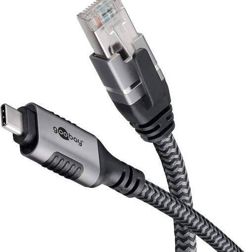 Goobay Μετατροπέας USB-C / RJ-45 male σε RJ-45 female 1τμχ (70698)