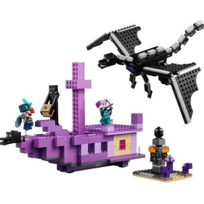 Lego Minecraft The Ender Dragon and End Ship για 8+ Ετών