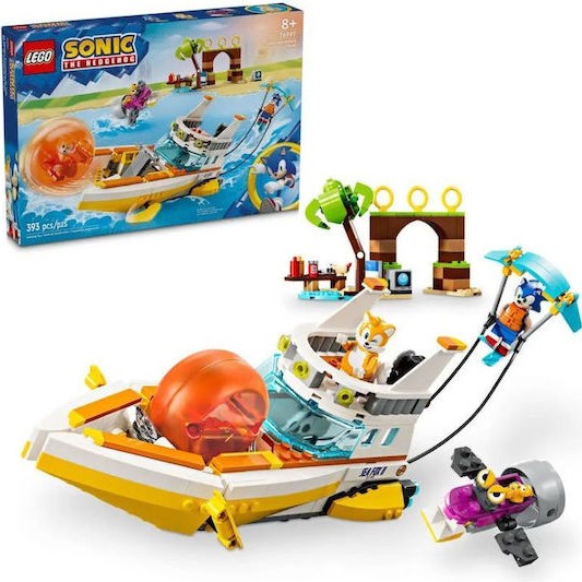 Lego Sonic The Hedgehog Tails Adventure Boat για 8+ Ετών 393τμχ