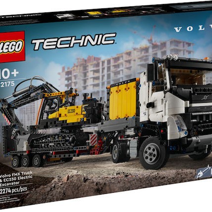 Lego Technic Volvo FMX Truck & EC230 Electric Excavator για 10+ Ετών 2274τμχ
