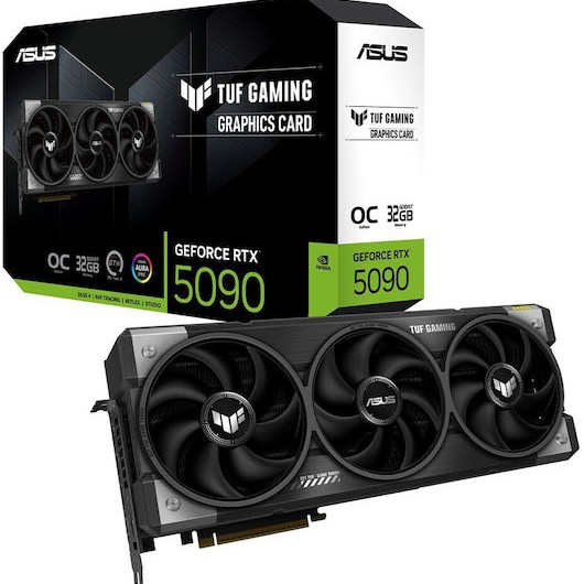 Asus GeForce RTX 5090 32GB GDDR7 TUF Gaming OC Edition Κάρτα Γραφικών