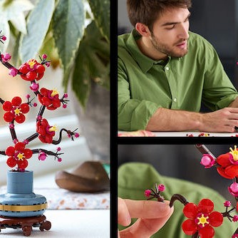 Lego Botanical Collection Plum Blossom Set για 18+ Ετών 327τμχ