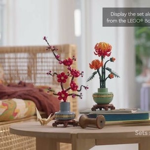 Lego Botanical Collection Plum Blossom Set για 18+ Ετών 327τμχ