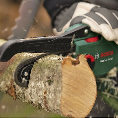 Bosch Κλαδευτικό Αλυσοπρίονο Μπαταρίας Solo Brushless 18V 1.3kg με Λάμα 15cm