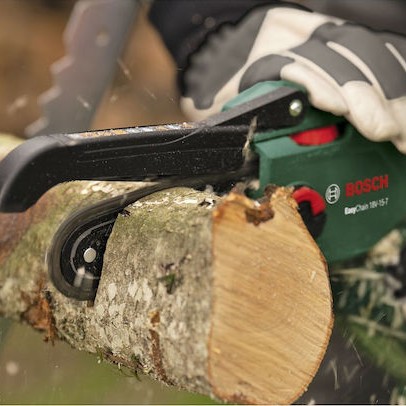 Bosch Κλαδευτικό Αλυσοπρίονο Μπαταρίας Solo Brushless 18V 1.3kg με Λάμα 15cm