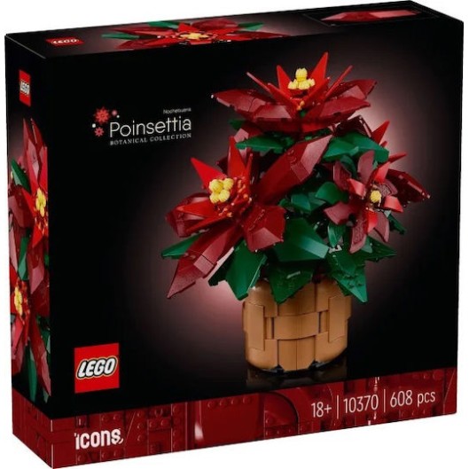 Lego Botanical Collection Poinsettia για 18+ Ετών 608τμχ