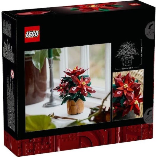 Lego Botanical Collection Poinsettia για 18+ Ετών 608τμχ