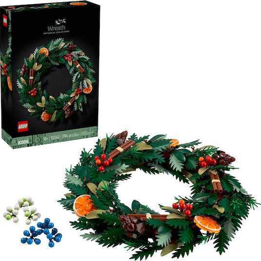 Lego Botanical Collection Christmas Wreath Botanical Collection για 18+ Ετών 1194τμχ