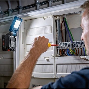 Bosch Προβολέας Εργασίας Μπαταρίας LED με Φωτεινότητα έως 800lm