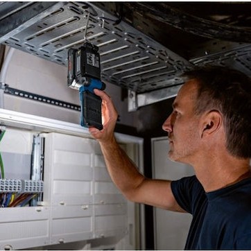 Bosch Προβολέας Εργασίας Μπαταρίας LED με Φωτεινότητα έως 800lm