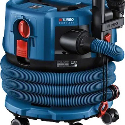 Bosch GAS 18V-12 MC Professional Επαναφορτιζόμενη Σκούπα Υγρών / Στερεών Χωρίς Φορτιστή και Μπαταρία με Πλαστικό Κάδο 12lt
