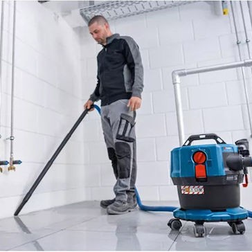 Bosch GAS 18V-12 MC Professional Επαναφορτιζόμενη Σκούπα Υγρών / Στερεών Χωρίς Φορτιστή και Μπαταρία με Πλαστικό Κάδο 12lt